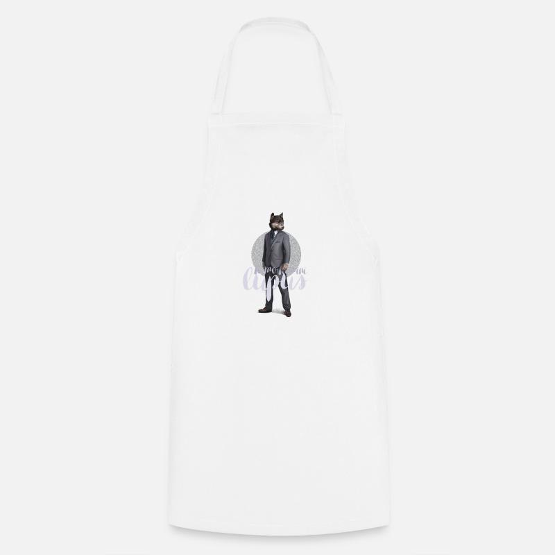 lobo2 - Tablier de cuisine - blanc