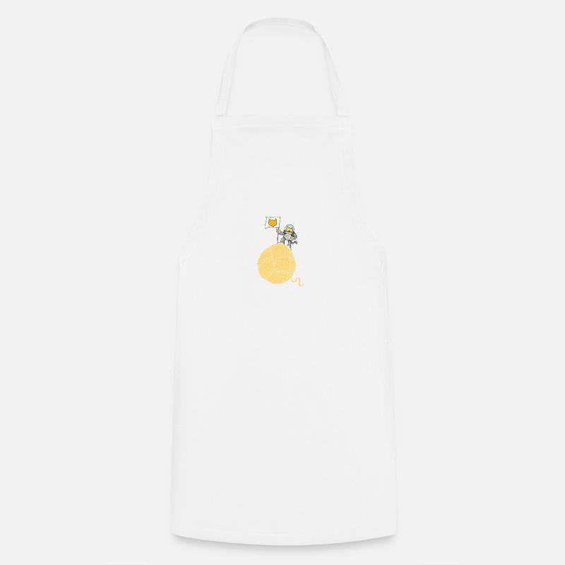 GATONAUTA - Tablier de cuisine - blanc
