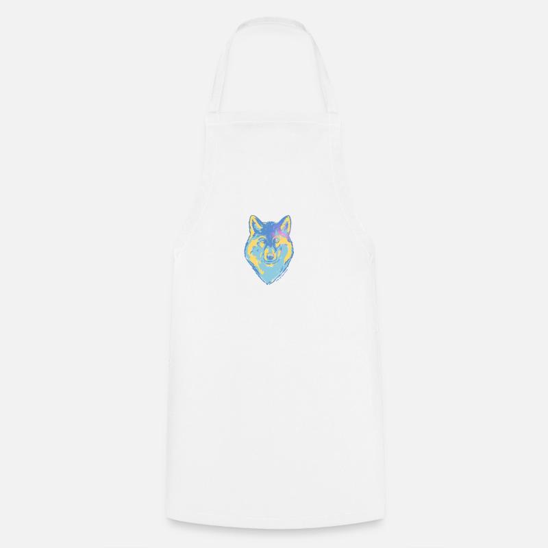 Star Wolf - Cooking Apron - white