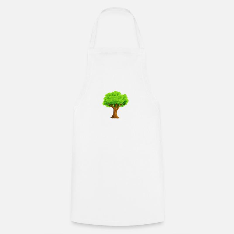 arbre - Tablier de cuisine - blanc
