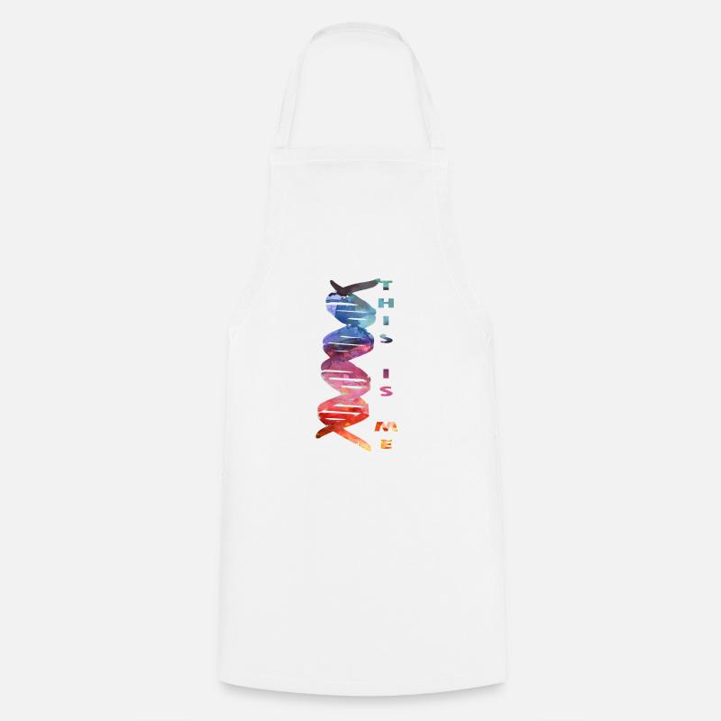 HUMAN DNA - Cooking Apron - white