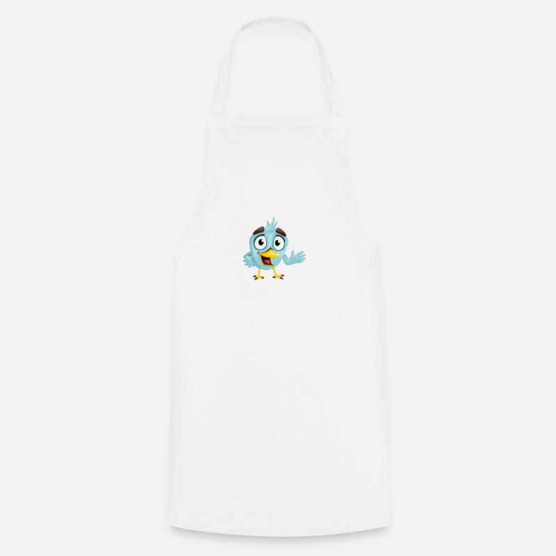 oiseau - Tablier de cuisine - blanc