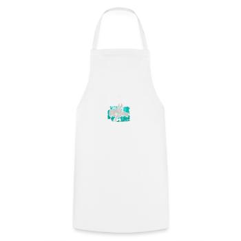 Mechanic T-Shirt · Tool · Mechanics · Dad - Cooking Apron - white - Front - AI Model Male 185 dark (185cm)