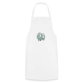 clown 13 - Cooking Apron - white - Front - AI Model Male 185 dark (185cm)