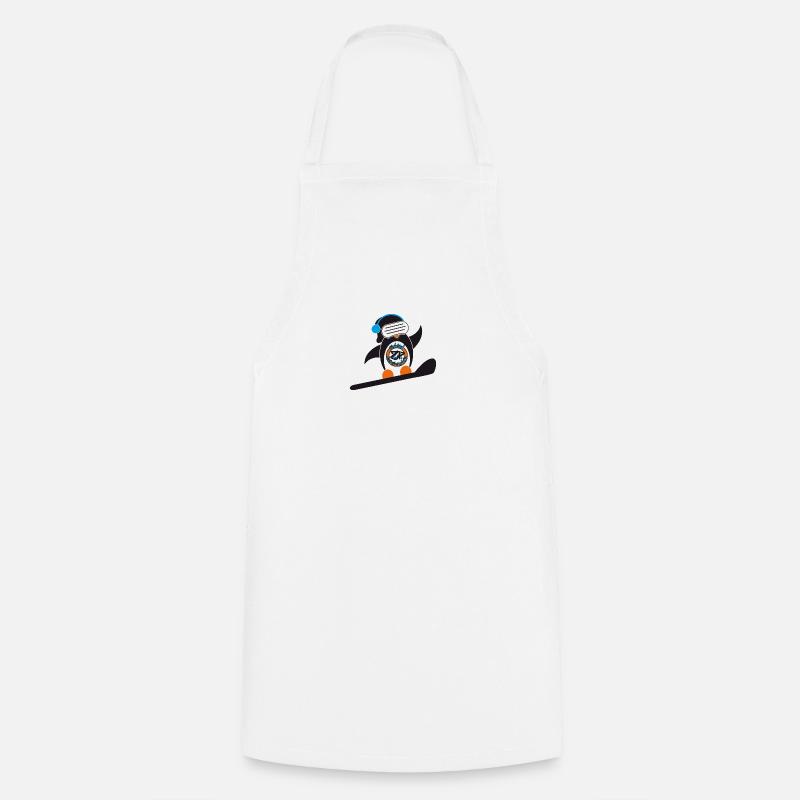 SnowPi Boy - Cooking Apron - white
