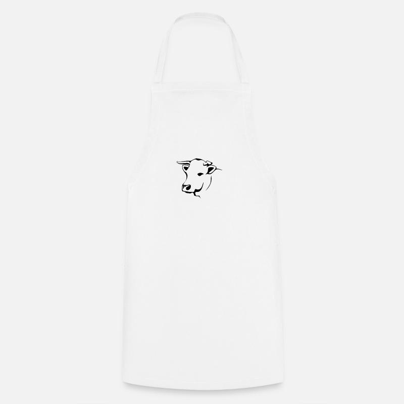 bœuf - Tablier de cuisine - blanc