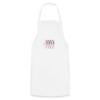 dancers - Cooking Apron - white - Front - AI Model Male 185 dark (185cm)