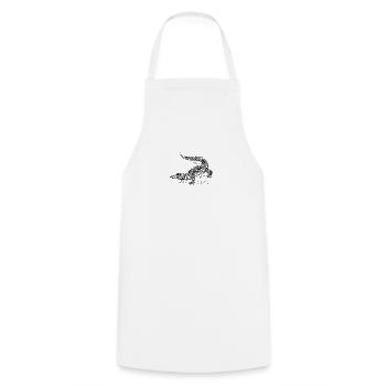 Kroko 58 - Cooking Apron - white - Front - AI Model Male 185 dark (185cm)