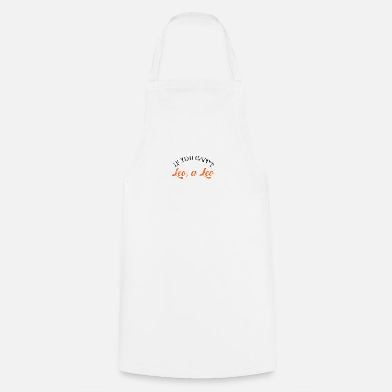 Leo / Leo Zodiac - Tablier de cuisine - blanc