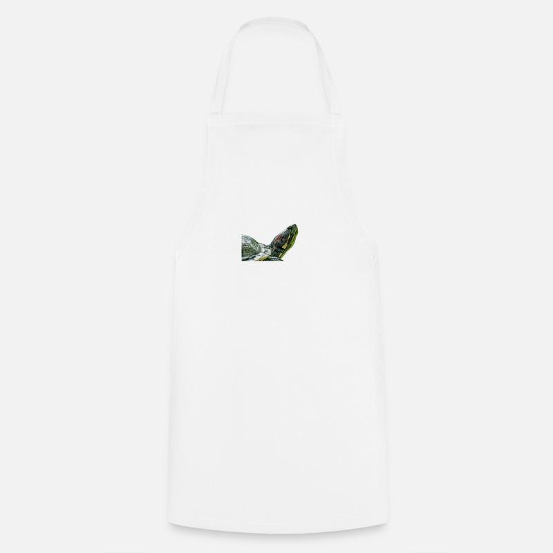 tortue de tortue - Tablier de cuisine - blanc