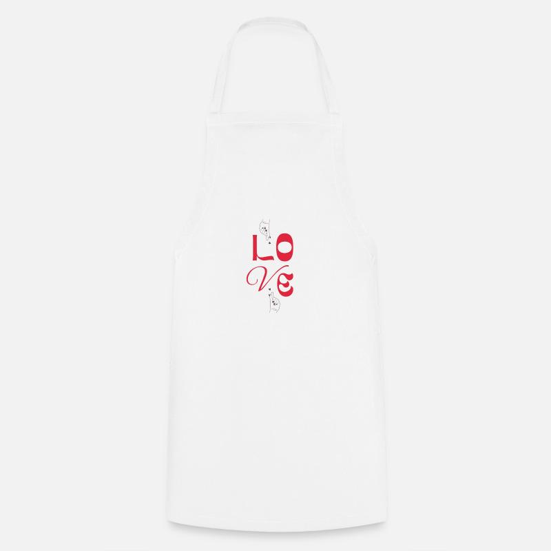 LoveDesign - Kochschürze - Weiß
