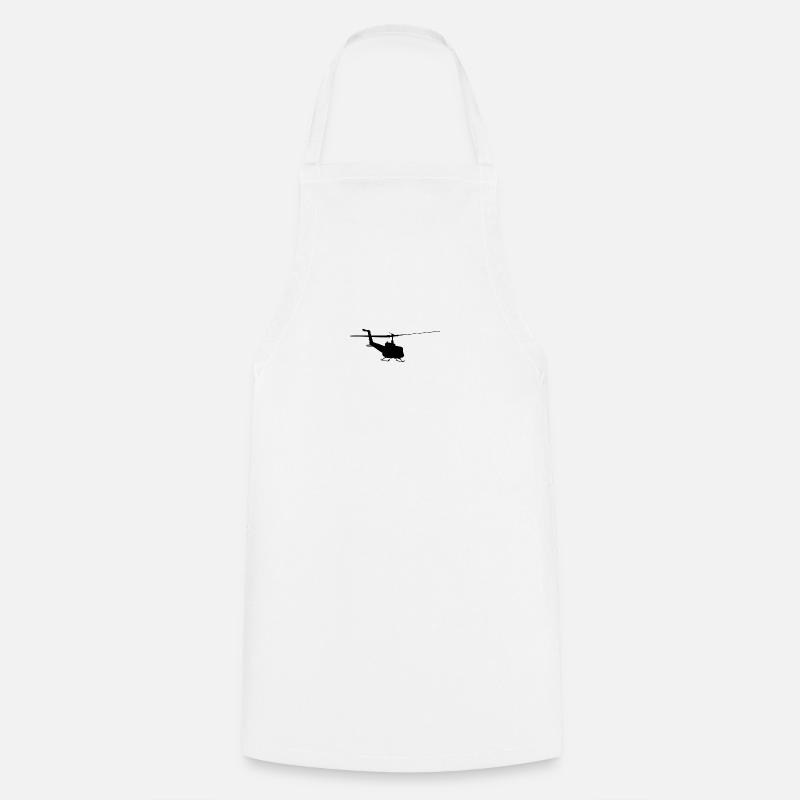 hélicoptère - Tablier de cuisine - blanc