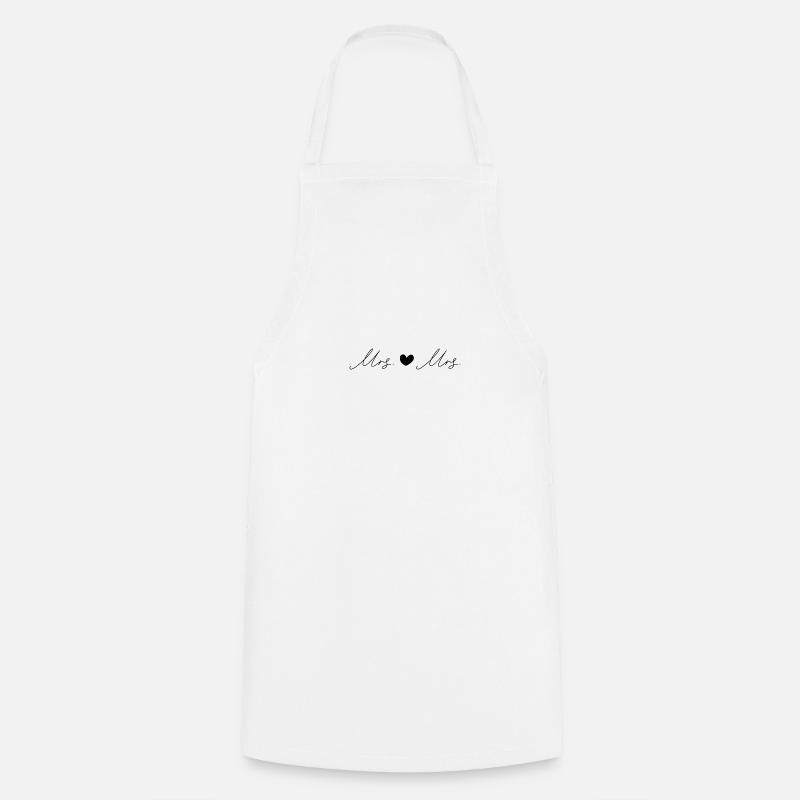 Mme et Mme - Tablier de cuisine - blanc