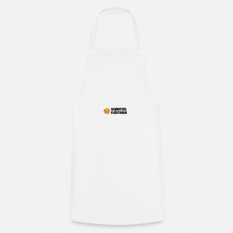 Schnitzel Deutsche Küche Schwäbisch Geschenk - Kochschürze - Weiß