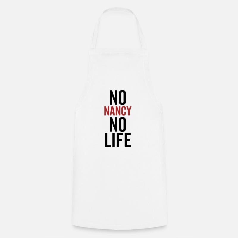Pas de Nancy Pas de vie - Tablier de cuisine - blanc
