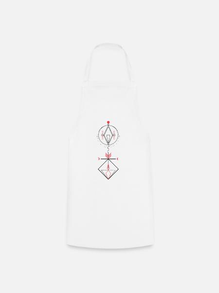 Totem Tribal Tattoo - Kochschürze - Weiß