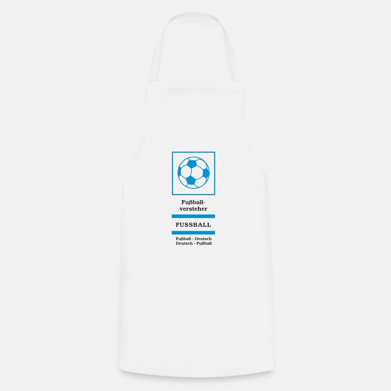 Fußballversteher - Kochschürze - Weiß