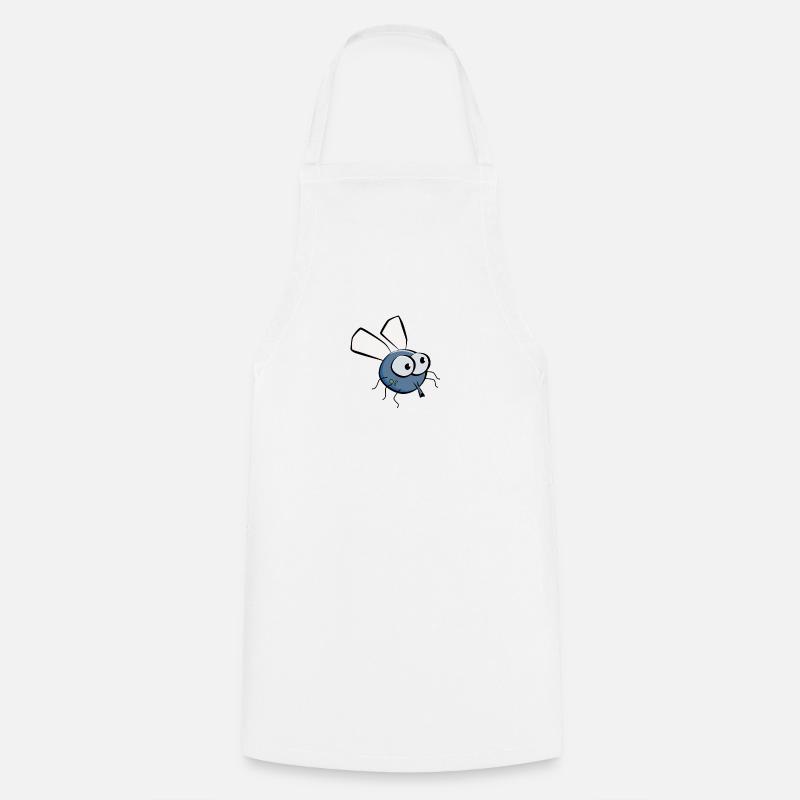 fly - Cooking Apron - white