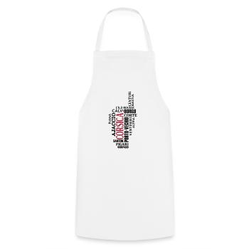 Corsica Corse villes - Tablier de cuisine - blanc - Devant - AI Model Male 185 dark (185cm)