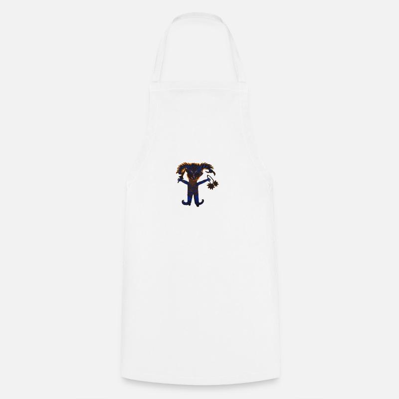 Monster figure - Cooking Apron - white