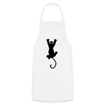 Cat fun - Tablier de cuisine - blanc - Devant - AI Model Male 185 dark (185cm)