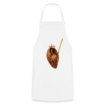 Nepenthes aristolochioides - Cooking Apron - white - Front - AI Model Male 185 dark (185cm)