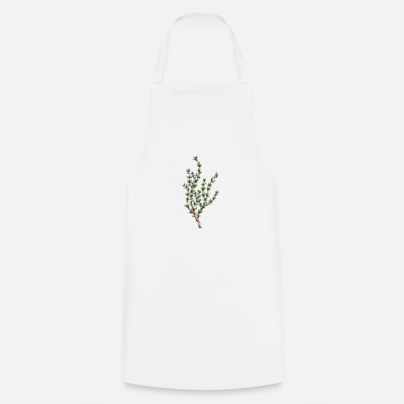 thym - Tablier de cuisine - blanc
