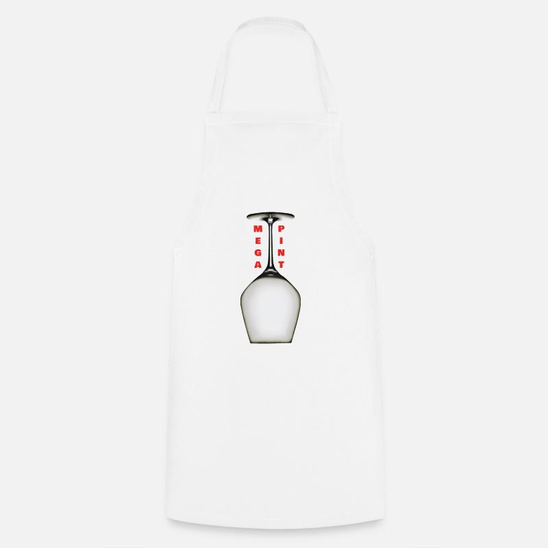 Mégapint - Tablier de cuisine - blanc