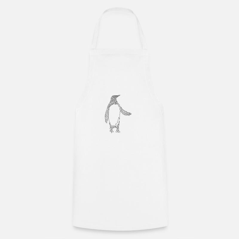 M. Pingouin - Tablier de cuisine - blanc