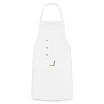 New Year’s Eve - Cooking Apron - white - Front - AI Model Male 185 dark (185cm)