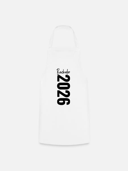 Bachelor 2026 - Kochschürze - Weiß