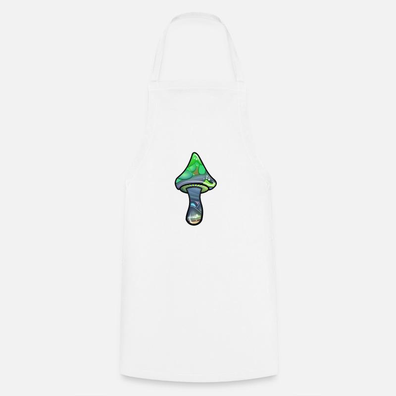 magic mushroom - Cooking Apron - white