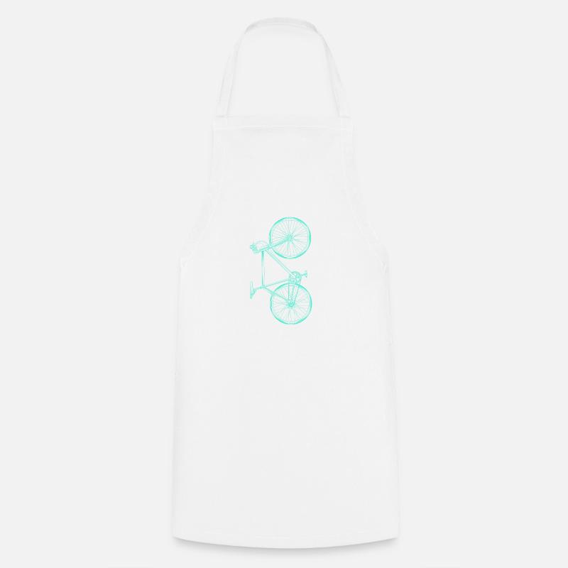 bicycle - Cooking Apron - white