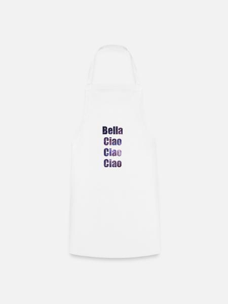 Bella Ciao - Kochschürze - Weiß