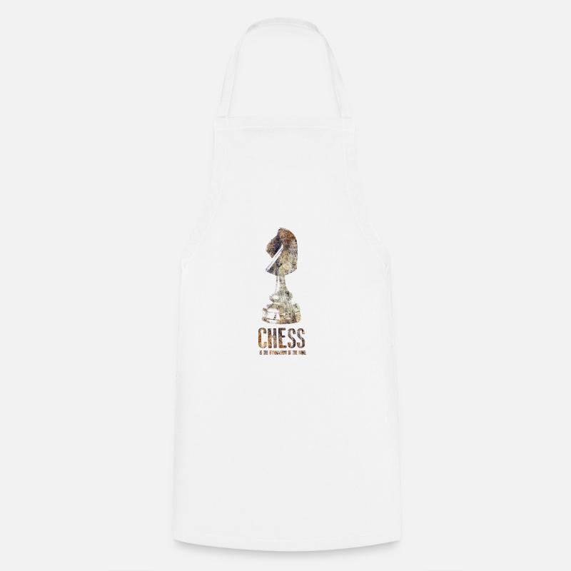 Chess - Cooking Apron - white