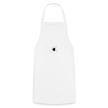 soleil et lune - Tablier de cuisine - blanc - Devant - AI Model Male 185 dark (185cm)