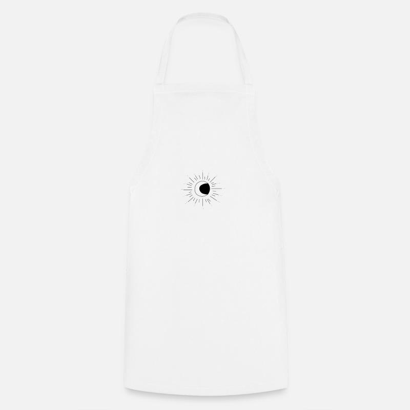 Sun and moon - Cooking Apron - white