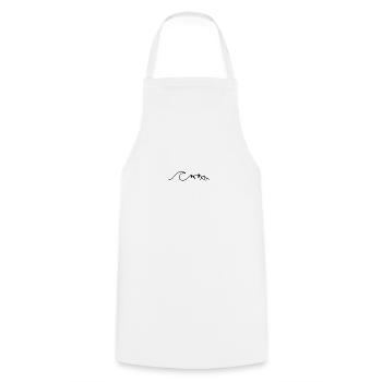 Wellen Berge - Kochschürze - Weiß - Vorne - AI Model Male 185 dark (185cm)