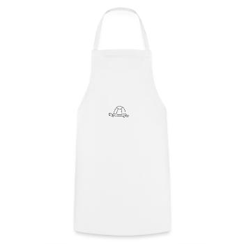 turtle - Cooking Apron - white - Front - AI Model Male 185 dark (185cm)