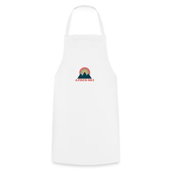 Ski Motif de ski pour les skieurs Skieurs - Tablier de cuisine - blanc - Devant - AI Model Male 185 dark (185cm)