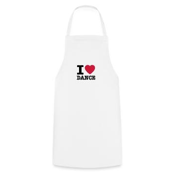 I love dance / I heart dance - Tablier de cuisine - blanc - Devant - AI Model Male 185 dark (185cm)