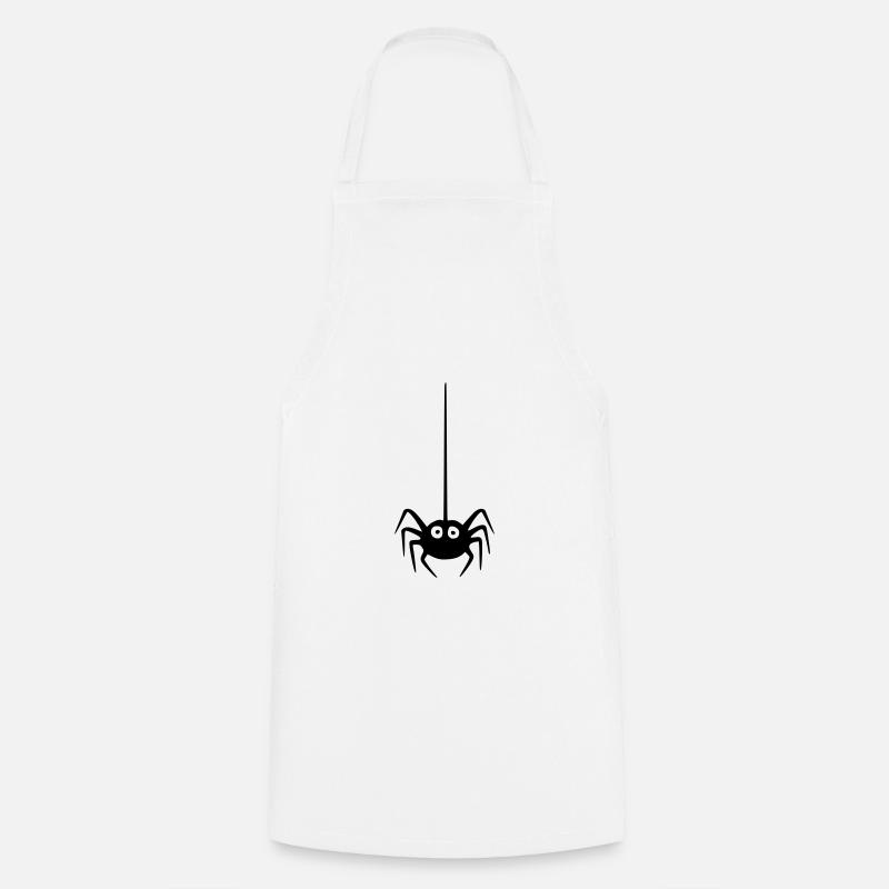 Spinne - Spider - Kochschürze - Weiß