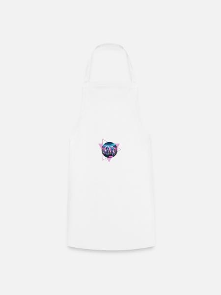 Two cute ponies - Cooking Apron - white