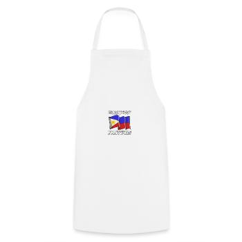 Philippines Filipino Flag Mabuhay I Gift - Cooking Apron - white - Front - AI Model Male 185 dark (185cm)