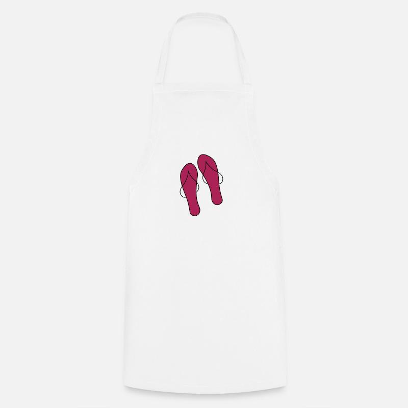 flipflops - Kochschürze - Weiß