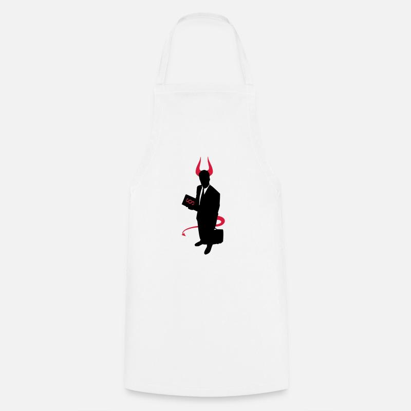 Devil's advocate - Cooking Apron - white