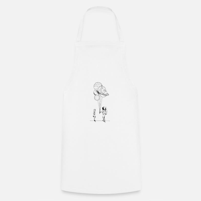 astronaute - Tablier de cuisine - blanc