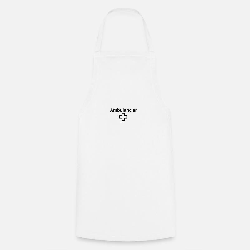 Ambulancier 1 - Tablier de cuisine - blanc