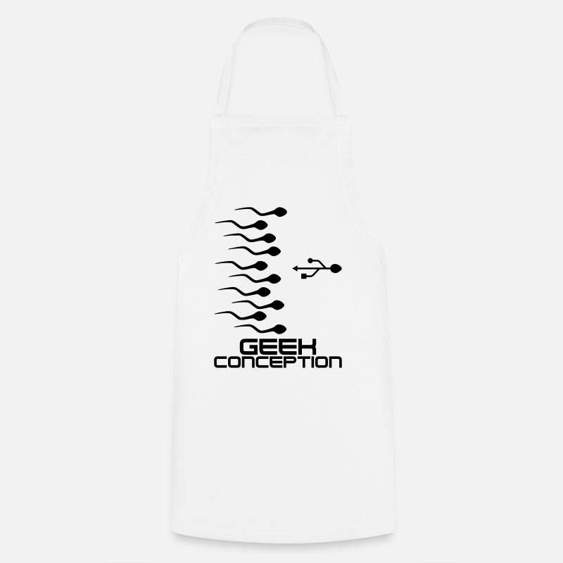 Geek Conception - Tablier de cuisine - blanc
