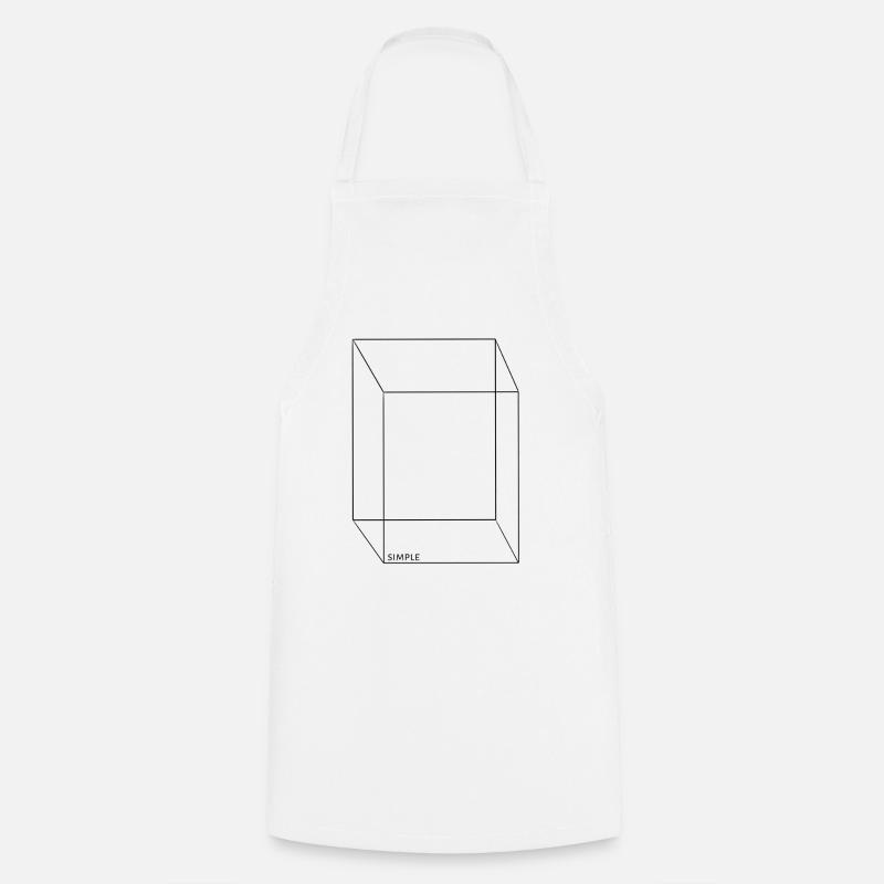 Simple - Cooking Apron - white